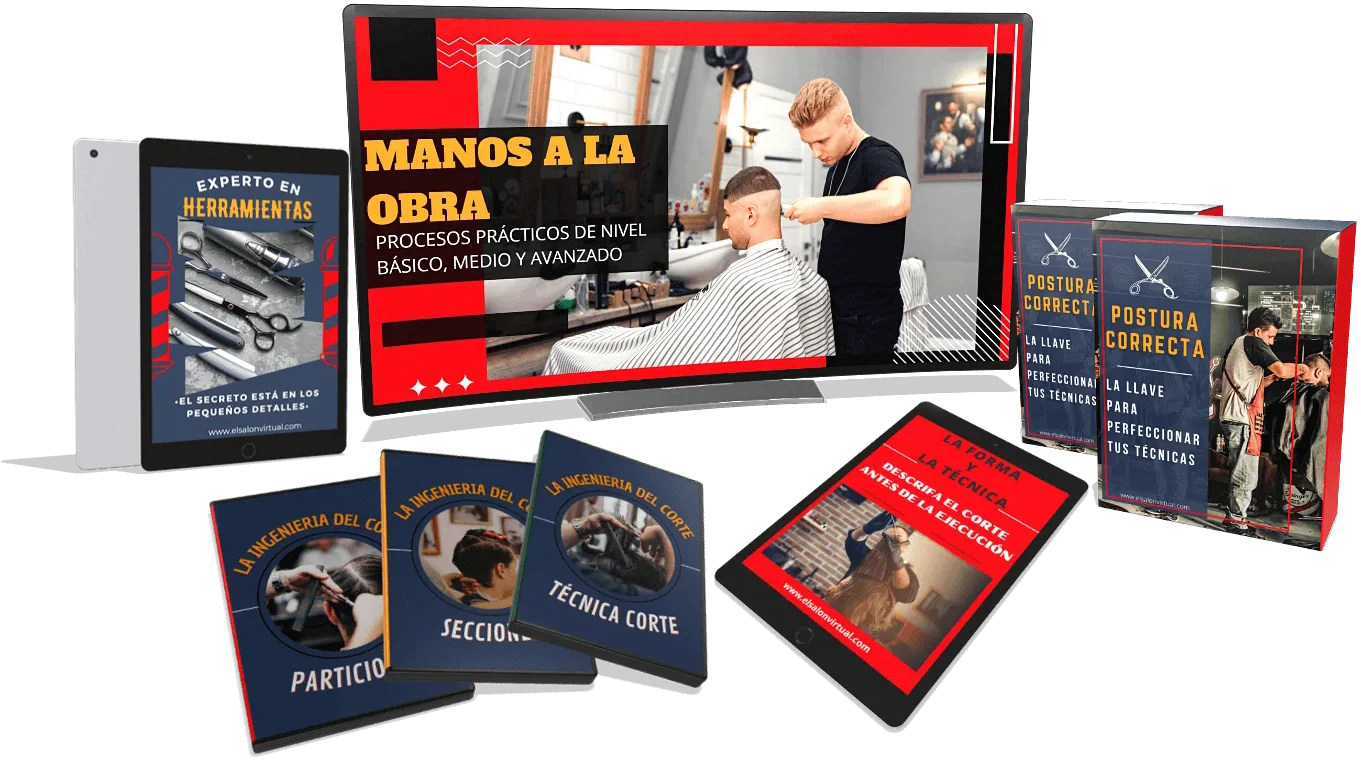 Módulos del curso: experto en herramientas, postura correcta, técnica de corte, secciones, particiones y manos a la obra