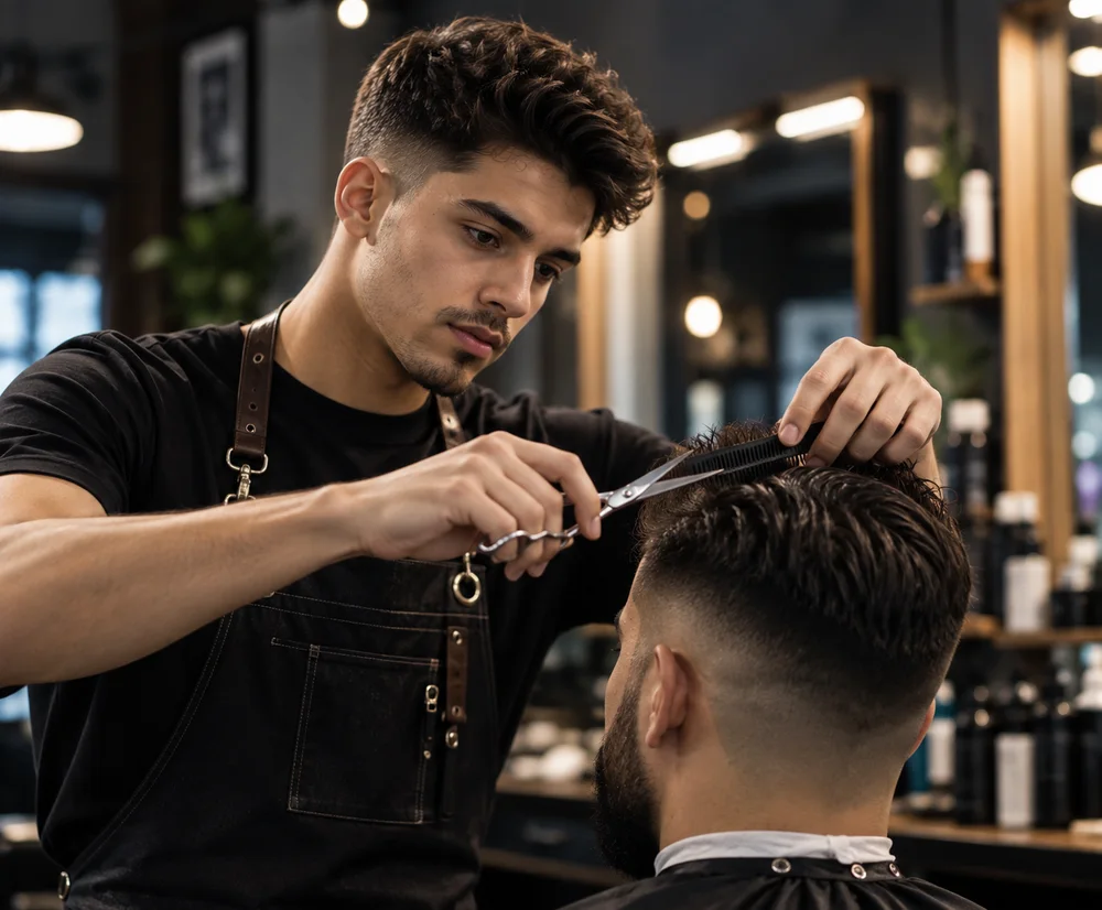 Barbero iniciando