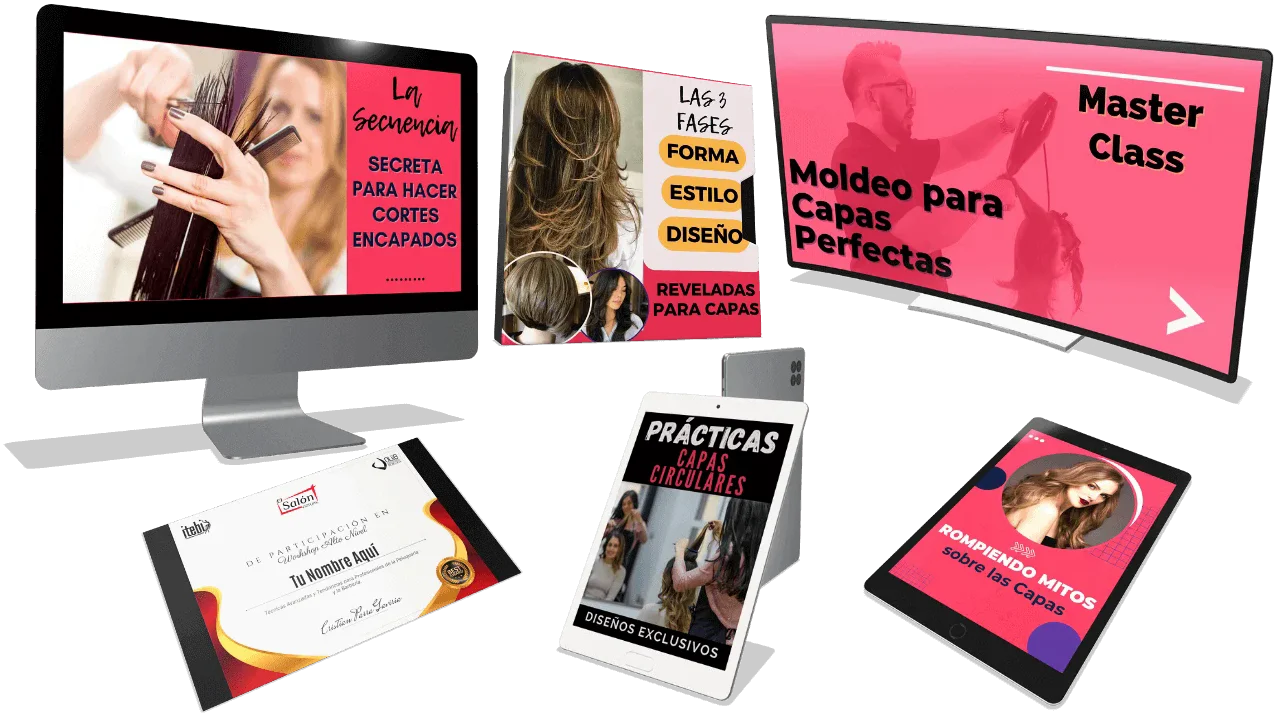 Todo lo que incluye el taller: secuencia secreta, las 3 fases, prácticas, máster class de moldeo, rompiendo mitos y certificado