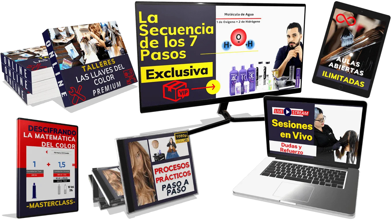 La Secuencia de los 7 Pasos, la matemática del color, talleres y sesiones en vivo