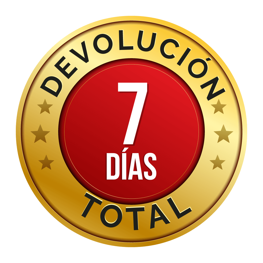 Devolución total en 7 días