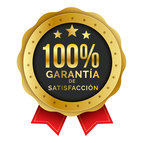 Sello de garantía 100% de satisfacción